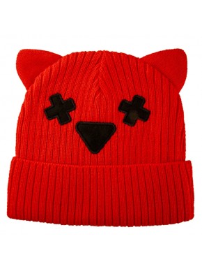 Red Nita Brawl Stars hat with ears and fun design