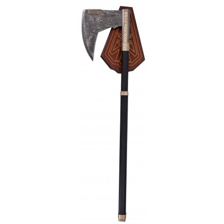 Réplica real hacha Gimli de El Señor de los Anillos con soporte