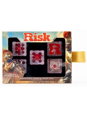 Risk Pack de Dados Token Offense & Defense en caja