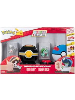 Pokémon Sorpresa Ataque Togetic y Bulbasaur con bolas