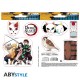 Autocollants Demon Slayer avec personnages et symboles