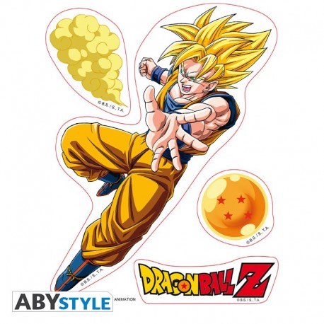 Stickers Dragon Ball Z com Goku e Vegeta