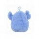 Porte-monnaie en peluche bleu Stitch avec oreilles 3D