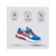 Deportiva azul Spidey con luces LED y suela PVC