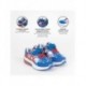 Deportiva azul Spidey con luces LED y suela PVC
