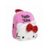 Mochila Infantil Premium Hello Kitty Rosa 100% Poliéster