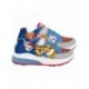 Tênis azuis Paw Patrol com luzes e sola de PVC