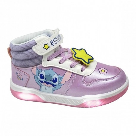 Baskets lumineuses violettes de Stitch pour enfants