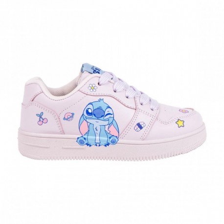 Zapatillas rosas de Stitch con suela de PVC para niños
