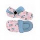 Zapatillas de casa zueco Bluey con borreguillo azul