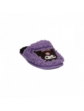 Chaussons de maison violets Kuromi Hello Kitty