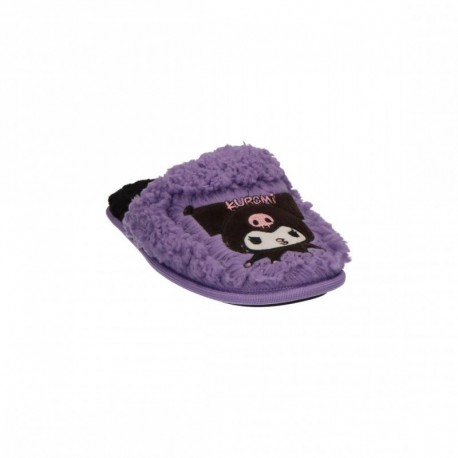Chaussons de maison violets Kuromi Hello Kitty