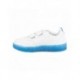 Chaussures de sport blanches Stitch avec semelle bleue