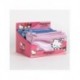 Estuche iridiscente Hello Kitty y Kuromi en rosa y azul