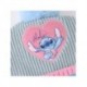 Conjunto de bufanda y complementos Stitch en azul claro