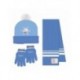 Conjunto de bufanda, gorro y guantes Frozen en azul