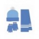 Conjunto de bufanda, gorro y guantes Frozen en azul