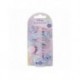Set de 6 barrettes Disney Stitch en couleurs pastel.