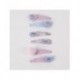 Set de 6 barrettes Disney Stitch en couleurs pastel.