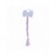 Chouchou Stitch avec tresse bleue et rose
