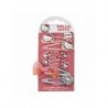 Conjunto de 6 Presilhas Hello Kitty - Rosa