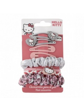 Ensemble d'accessoires pour cheveux Hello Kitty