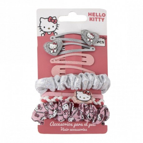 Conjunto de acessórios para cabelo Hello Kitty