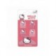 Acessórios de cabelo rosa Hello Kitty 5 peças