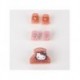 Accessoires cheveux roses Hello Kitty 5 pièces