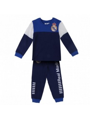 Pijama longo azul do Real Madrid para crianças