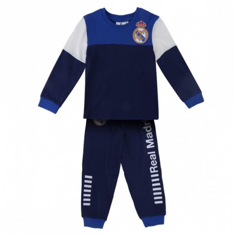 Pijama longo azul do Real Madrid para crianças