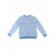 Pull de Noël bleu clair Bluey pour enfants