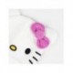 Bonnet Hello Kitty blanc avec nœud rose