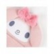 Gorro de punto rosa de Hello Kitty con lazo y orejas
