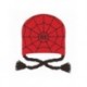 Gorro rojo peruano de Spiderman con trenzas