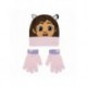 Bonnet et gants Gabby's Dollhouse en rose et lilas