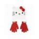 Ensemble bonnet et gants Hello Kitty