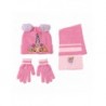 Conjunto de 3 Peças Cachecol Paw Patrol 100% Acrílico - Rosa