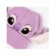 Bonnet rose en tricot avec design de Stitch et oreilles