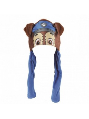 Bonnet Paw Patrol marron et bleu avec oreilles