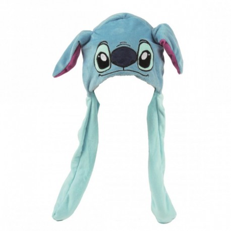 Gorro azul de Stitch con orejas tridimensionales