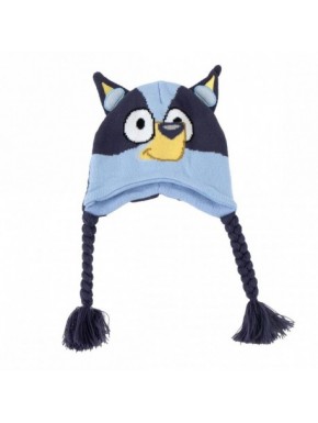 Bonnet péruvien Bluey avec oreilles et tresses