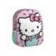 Mochila infantil 3D Hello Kitty de color rosa