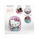 Mochila infantil 3D Hello Kitty de color rosa