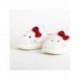 Chaussons de maison Hello Kitty blancs et rouges