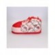 Chaussons maison style botte Hello Kitty, couleur rouge