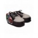 Chaussons bottes Marvel noirs avec personnages et carreaux