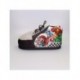 Chaussons bottes Marvel noirs avec personnages et carreaux