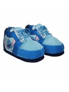Zapatillas de casa Stitch azules en formato bota