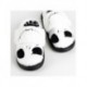 Zapatillas de casa Jack Skellington blancas y negras
